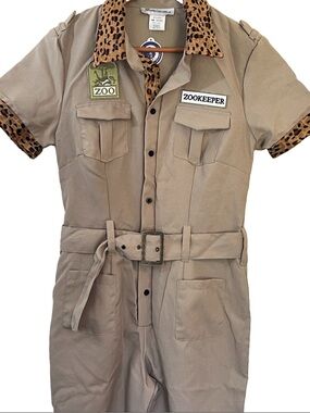 Fun Costumes Girls Zookeeper Uniform Costume NEW